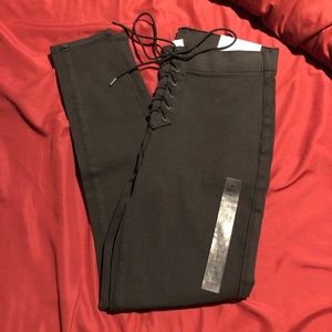 American eagle lace up 360 jegging